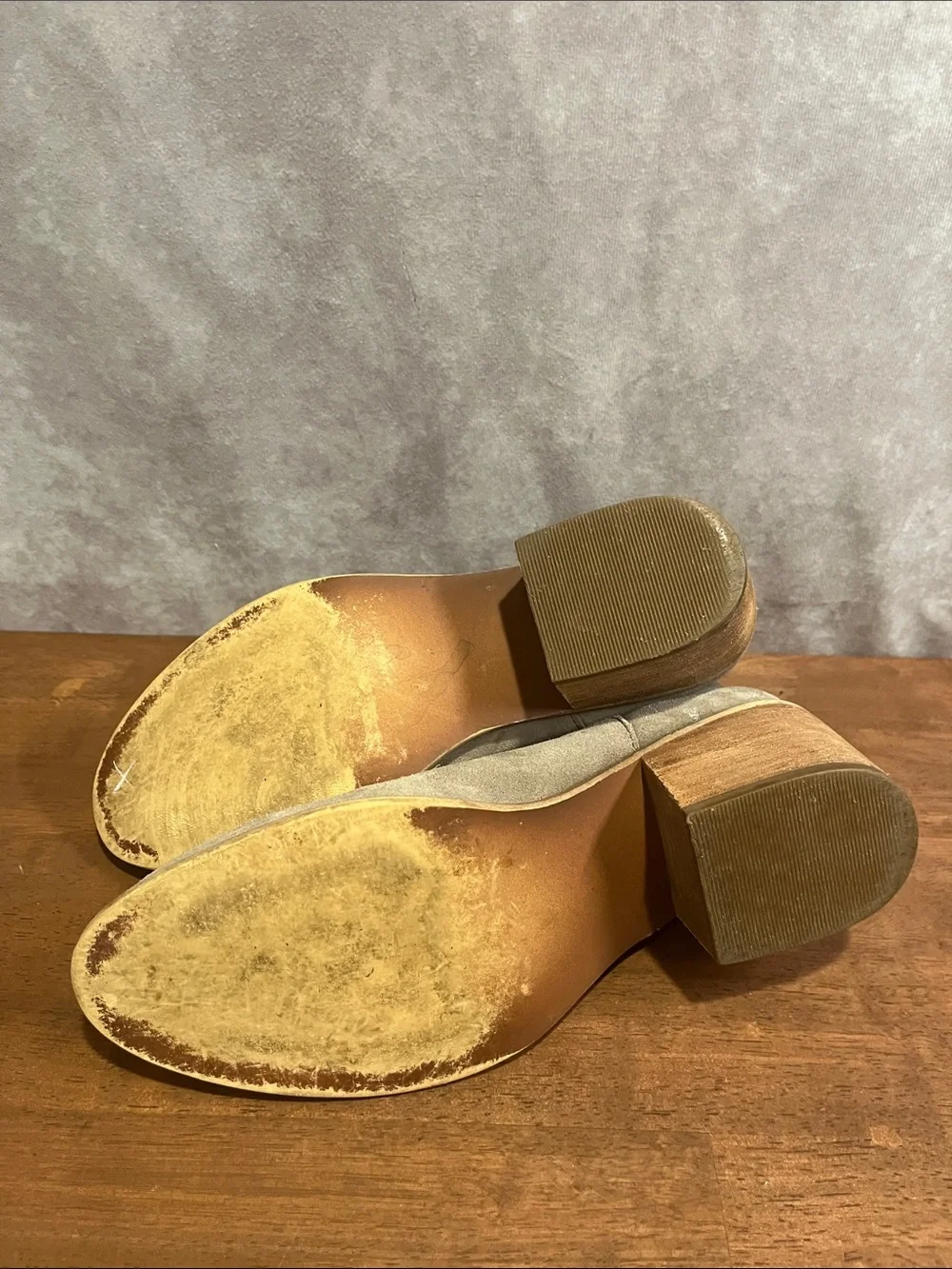 BP Suede Ankle Boots in Light Taupe size 8